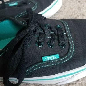 Vans Black & Teal
